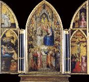 The Coronation of the Virgin among saints and Angels